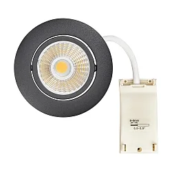Downlight 5068 ECO DOB rund, svingbar IP40, sort mat dæmpbar