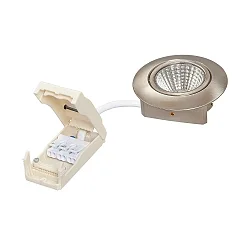 Downlight 5068 ECO DOB rund, svingbar IP40, nikkel børstet dæmpbar