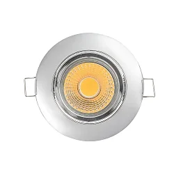 downlight A 5068 S swivelling IP40, chrome dimmable