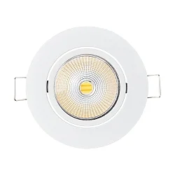 Downlight 5068 DTW svingbar, Dim-To-Warm IP40, klar, hvid mat dæmpbar