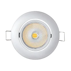 Downlight 5068 DTW svingbar, Dim-To-Warm IP40, chrom mat, klar dæmpbar