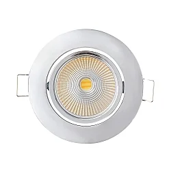 Downlight 5068 DTW svingbar, Dim-To-Warm IP40, chrom, klar dæmpbar