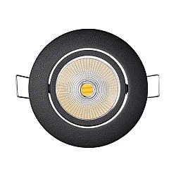 Downlight 5068 DTW svingbar, Dim-To-Warm IP40, klar, sort mat dæmpbar