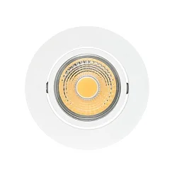 Downlight A 5068 T FLAT BIO dæmpbar IP40, klar, hvid mat dæmpbar