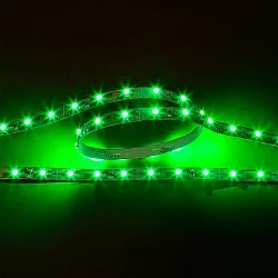 LED Strip Flexible LED SMD 3528, 12V, 4.8W/m, GRØN 200cm