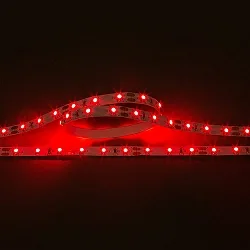 LED Strip Flexible LED SMD 3528, 12V, 4.8W/m, RØD, 500cm