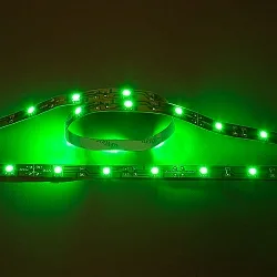 LED Strip Flexible LED SMD 5050, 12V, 7.2W/m, GRØN , 500cm