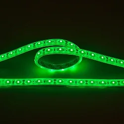 Outdoor LED Strip Flexible LED SMD 3528, IP67, 12V, 4.8W/m, GRØN , 200cm