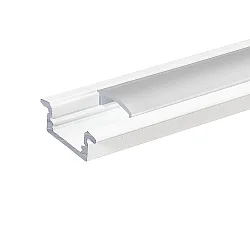 Aluminium T-Profil 2 TP, 200cm, til LED Strips op til 1.2cm bredde, hvid mat