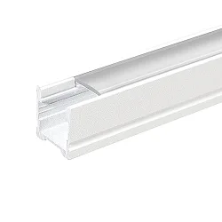 Aluminium U-Profil 4 TP, 200cm, til LED Strips op til 1.3cm bredde, hvid mat