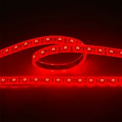 Udendørs LED Strip Flexible LED SMD 5050, IP67, 24V 14.4W/m, ROT, 200cm