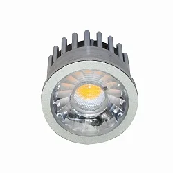 LED-modul D50 med linse, 7W 4000K 24°, rund