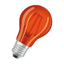 Dekorativ glødelampe STAR DÉCOR CLASSIC A60 - ORANGE 515 omskiftelig A60 klar E27 2,5W 160lm 1500K 300° CRI >50 