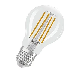 Glødepære standard CLASSIC A60 GLOWDIM Dim-To-Warm A60 klar E27 7W 806lm 2200 - 2700K 320° CRI 80-89 dæmpbar klar
