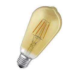 WIFI LED Smart lyskilde SMART+ FILAMENT EDISON GD 824 ST64 klar E27 6W 680lm 2400K 300° CRI 80-89 dæmpbar