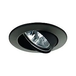 Recessed luminaire PREMIUM LINE, swiveling, GU5,3, 12V, 51mm, black