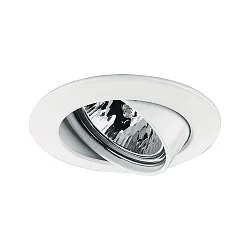 Recessed luminaire PREMIUM LINE, swiveling, GU5,3, 12V, 51mm, white
