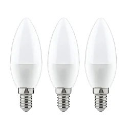 Paulmann LED 3-pack 4W E14 2700K 250lm, dråbeformet