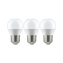 LED dråbe lyskilde G45 sæt med 3 E27 3,5W 250lm 2700K CRI >80 