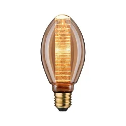 Dekorativ glødelampe B75 INNER GLOW RING LED pæreformet E27 4W 200lm 1800K CRI >80 