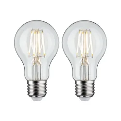 Glødepære standard FILAMENT A60 sæt med 2, omskiftelig E27 5W 470lm 2700K CRI >80 