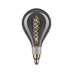 Dekorativ glødelampe FILAMENT BIG DROP DOUBLE SPIRAL klar E27 7W 200lm 1800K CRI >80 dæmpbar