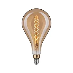 Dekorativ glødelampe FILAMENT BIG DROP DOUBLE SPIRAL klar E27 7W 400lm 1800K CRI >80 dæmpbar