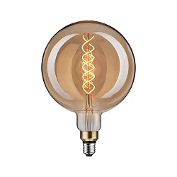 Dekorativ glødelampe FILAMENT BIG GLOBE DOUBLE SPIRAL G200 klar E27 7W 400lm 1800K CRI >80 dæmpbar