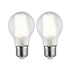 LED lyskilde pære form sæt med 2 E27 7W 806lm 4000K 360° CRI >80 
