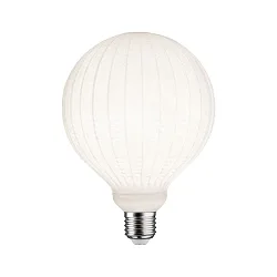 Filament Globe lyskilde GLOBE G125 WHITE LAMPION V3 rillet G125 mat E27 4,3W 400lm 3000K CRI >80 dæmpbar