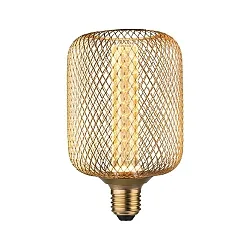 LED glødelyskilde METALLIC GLOW CYLINDER SPIRAL omskiftelig E27 4,2W 200lm 1800K CRI >80 