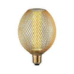 LED glødelyskilde METALLIC GLOW GLOBE SPIRAL omskiftelig E27 4,2W 200lm 1800K CRI >80 