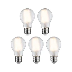 LED lyskilde pære form sæt med 5 E27 7W 806lm 2700K CRI 80-89