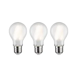 LED lyskilde pære form sæt med 3 E27 9W 1055lm 4000K CRI 80-89