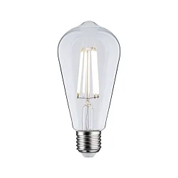 Lyskilde Edison pæreformet ECO-LINE ST64 FILAMENT omskiftelig ST64 klar E27 4W 840lm 4000K 360° CRI >80  klar