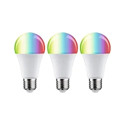 WIFI LED Smart lyskilde RGBW sæt med 3, ZigBee styrbar E27 11W 1055lm 2200-6500K CRI 80-89 dæmpbar