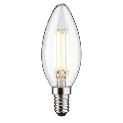 Glødepære kerteformet ECO-LINE CANDLE omskiftelig P45 klar E14 4W 840lm 3000K 360° CRI >80  klar