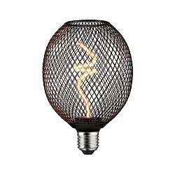 LED glødelyskilde METALLIC GLOW GLOBE  3-STEP DIM E27 4W 160lm 1800K CRI >80 dæmpbar