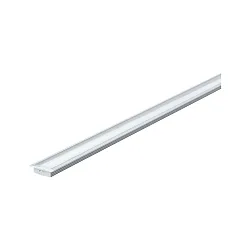 Tilbehør Indbygningsprofil med diffuser, 200cm, aluminum anodiseret / satineret