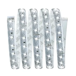 LED Strip MAX LED 500 Grundlæggende sæt, 1,5m, 8,5W, 230V/24V, 20VA, dagslys hvid, belagt