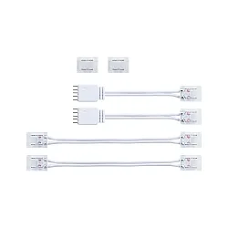 1-faset langsgående stik MAXLED FULL LINE COB sæt med 2, hvid