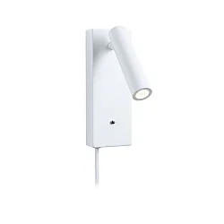 Læselampe HULDA LED med USB tilslutning IP20, hvid dæmpbar