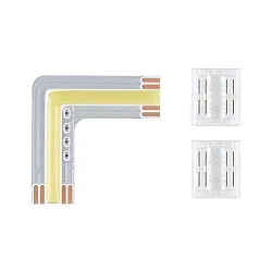 Lysbånd hjørne MAXLED 500 EDGE FULL-LINE COB, sølv