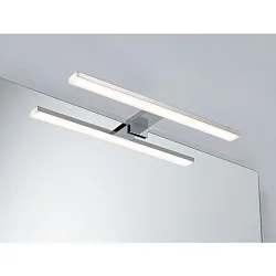 Spejllampe HOMESPA EVIE LED firkantet IP44, chrom 
