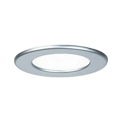 LED Indbygningslampe QUALITY PREMIUM PANEL LED, rund, IP44, 1x6W, 4000K, 230V, 115mm, chrom matt