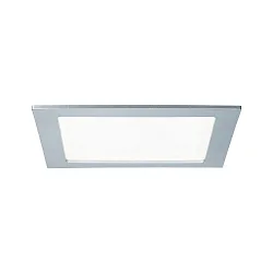 LED Indbygningslampe QUALITY PREMIUM PANEL LED, firkantet, IP44, 1x18W, 4000K, 230V, 220x220mm, chrom matt