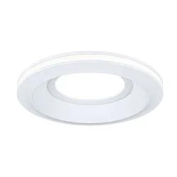 Indbygningslampe SORMUS rund, sæt med 1 IP65, hvid mat  6,5W 560lm 3000K 100° 100° CRI >80