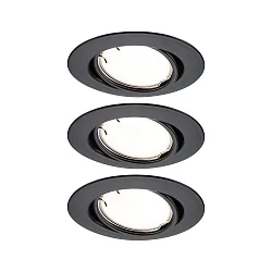 recessed luminaire BASE COIN LED swivelling, set of 3, ZigBee controllable LED IP20