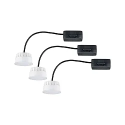 LED lyskilde COIN NOVA PLUS sæt med 3, omskiftelig Coin 6W 470lm 2700K 100° CRI >80 