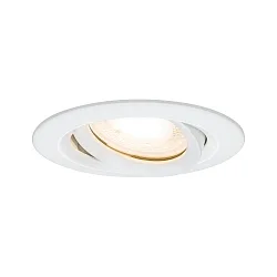 Paulmann Recessed luminaire LED Nova, IP65, round, 7W, GU10, set of 1 swiveling
